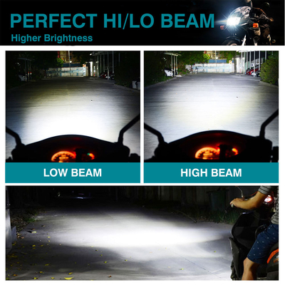 YAYE 100W 12000LM 8 Side Emitting H4 Led Motorcycle Headlight with Durable and Design