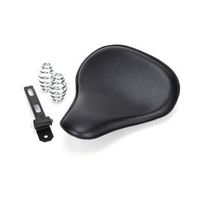 Motorcycle Parts Accessories Smooth PC Motorcycle Solo Seat With Spring for Harley Cafe Racer