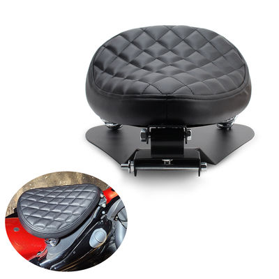 Retro Spring Leather Seat Bag for Motorcycle Thickened Motorcycle Seat Bag Single Leather Seat Bag Set Suitable for Harley