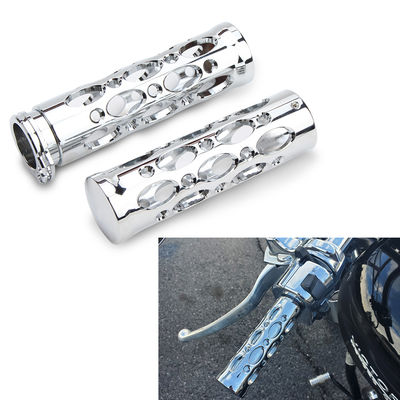 High Quality CNC Metal Hand Grips for Harley Motorcycles Aluminum Alloy Handle Sleeve Tip 25mm Handlebar Grips