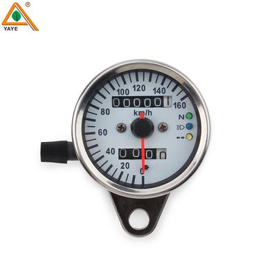 DC 12V Universal Motorcycle Odometer Speedometer Tachometer Motorbike Refit Vintage Instrument Scooter Motor Retro Meter