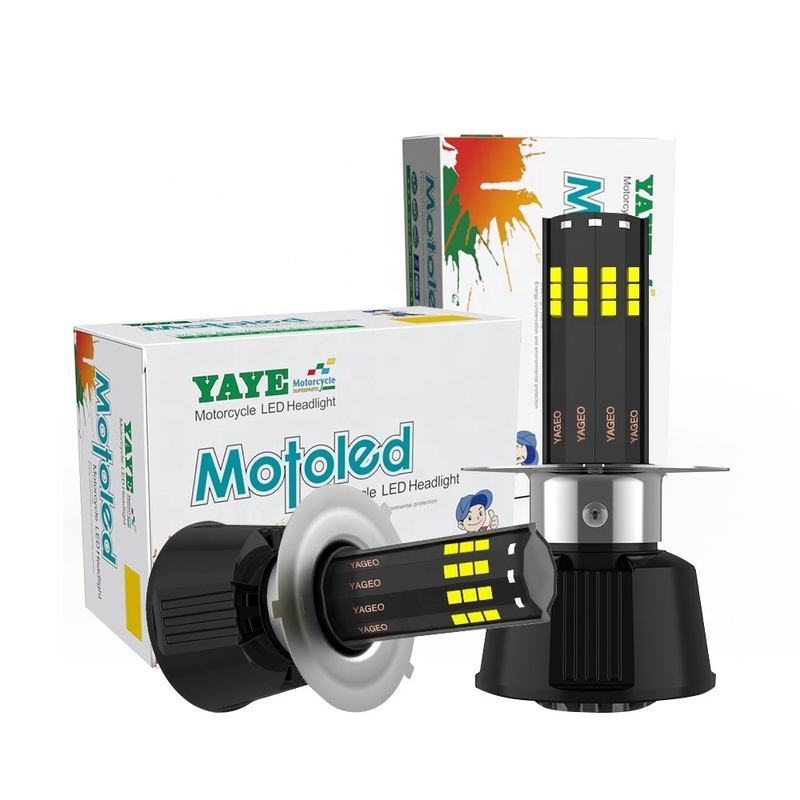 YAYE 100W 12000LM 8 Side Emitting H4 Led Motorcycle Headlight with Durable and Design