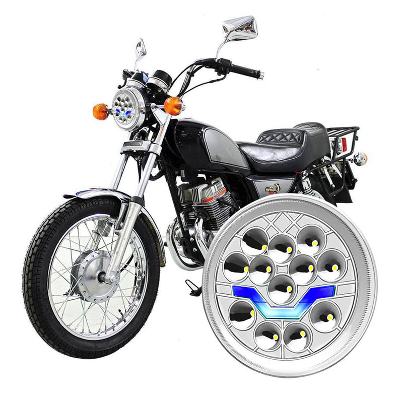 YAYE 6 Inch CM125 Water Lamp Blue DRL LED Accessory Motorcycle Yellow White High Low Beam DRL Headlight with Optical Lens