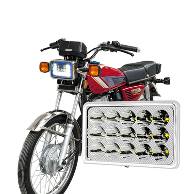 YAYE CG125 światło świetlne LED 12 Chip DC12V Białego Błękitnego DRL Motocyklowe światło